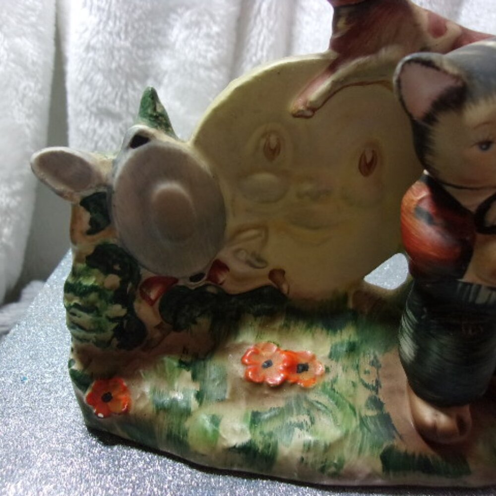 H-427 VINTAGE LEFTON HEY DIDDLE DIDDLE FIGURINE - Picture 7 of 12